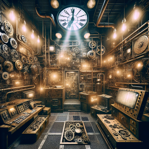Image of an intricately designed, suspense-filled escape room in Malaga, ready for participants who love a good adrenaline rush and challenge.