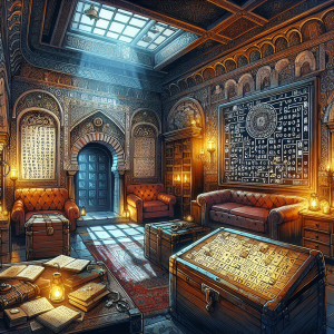 An intriguing escape room filled with complex puzzles, promoting creativity and problem-solving skills.