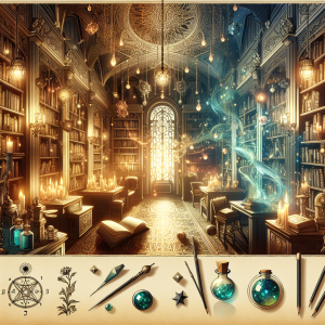 Imágen de un escape room inspirado en Harry Potter, mostrando decoraciones mágicas y una atmósfera encantadora que invita a los jugadores a sumergirse en la aventura.